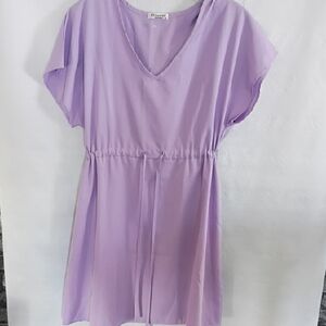 Lavender Midi Dress